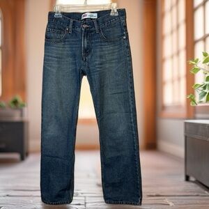 Levi’s 514 Slim Straight Size 16 Reg W28 X L28 Men’s Front Zip Up Blue Jeans
